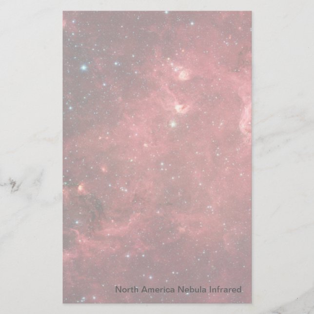 Nordamerika Nebula Infraröd Brevpapper (Framsida)