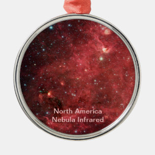 Nordamerika Nebula Infraröd Julgransprydnad Metall