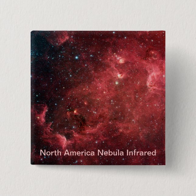 Nordamerika Nebula Infraröd Knapp (Framsida)