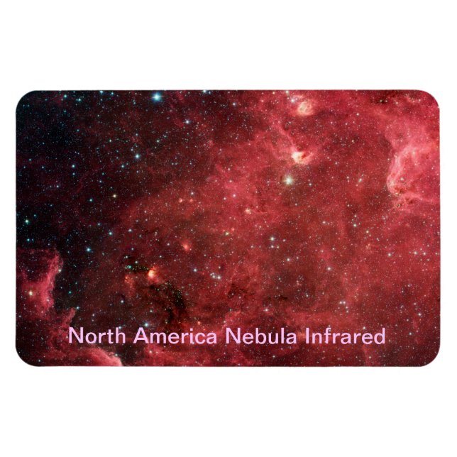 Nordamerika Nebula Infraröd Magnet (Horisontell)