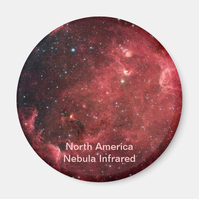 Nordamerika Nebula Infraröd Magnet (Framsidan)