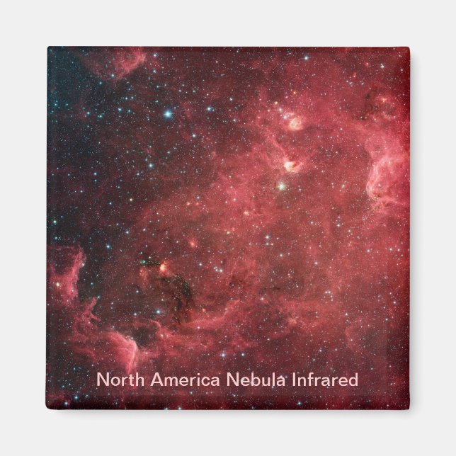 Nordamerika Nebula Infraröd Magnet (Framsidan)