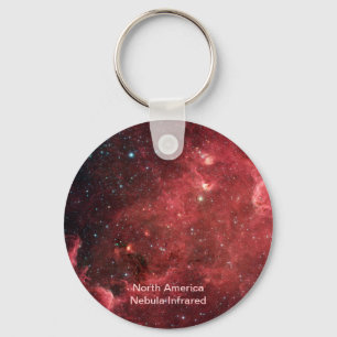 Nordamerika Nebula Infraröd Nyckelring
