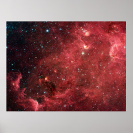 Nordamerika Nebula Infraröd Poster