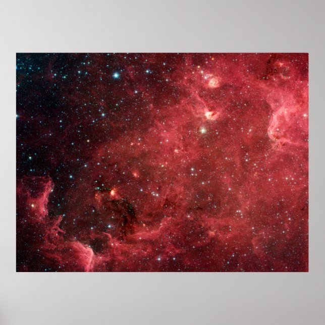 Nordamerika Nebula Infraröd Poster (Framsidan)