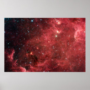 Nordamerika Nebula Infraröd Poster