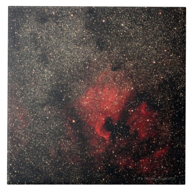 Nordamerika Nebula och pelikanNebula Kakelplatta (Framsidan)