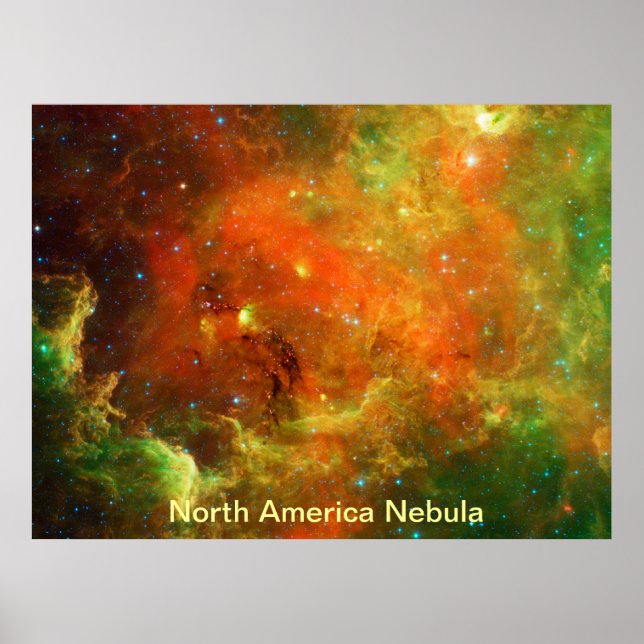 Nordamerika Nebula Poster (Framsidan)