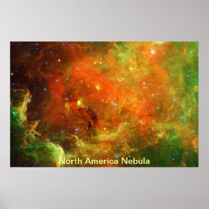 Nordamerika Nebula Poster