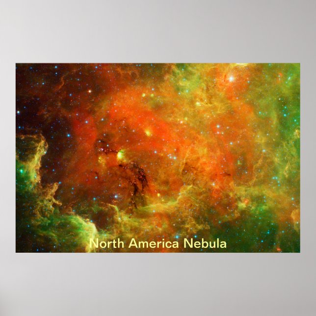 Nordamerika Nebula Poster (Framsidan)