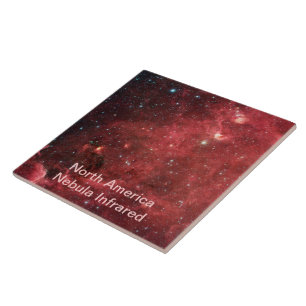 Nordamerika-nebulosan infraröd kakelplatta