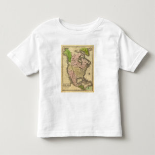 Nordamerika Olney karta T-shirt