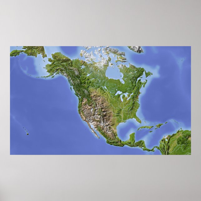 Nordamerika Poster (Framsidan)