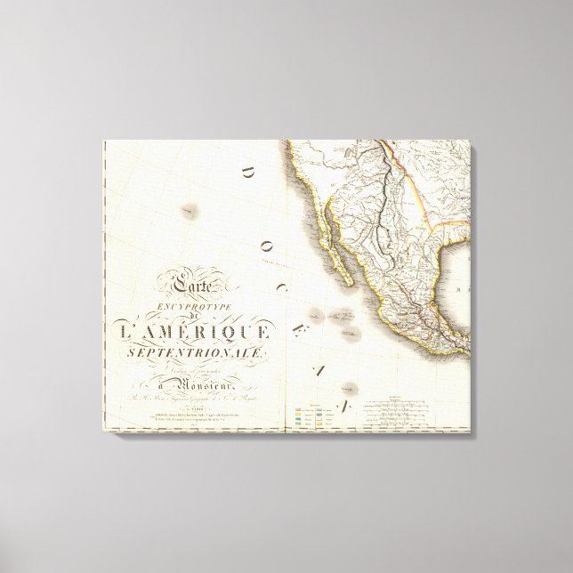 Nordamerika, sydväst canvastryck (Framsida)