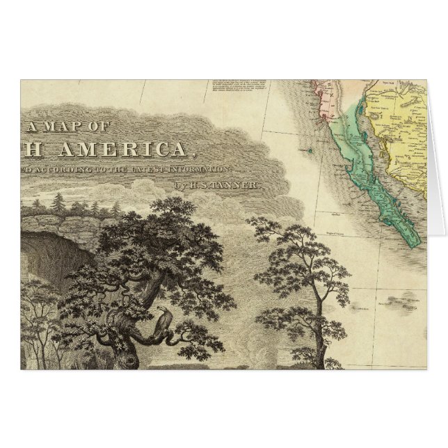 Nordamerika sydväst hälsningskort (Framsidan Horizontal)