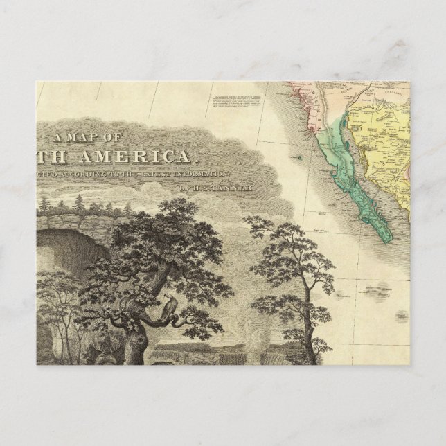 Nordamerika, sydväst vykort (Framsida)