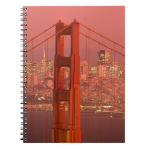 Nordamerika, USA, Kalifornien, San Francisco. Anteckningsbok Med Spiral