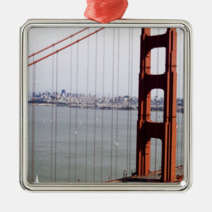 Nordamerika, USA, Kalifornien, San Francisco. Julgransprydnad Metall