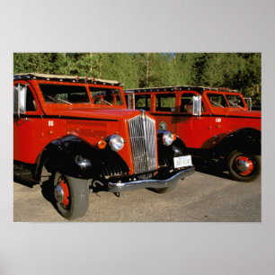 Nordamerika, USA, Montana. Classic 1934 Ford Poster