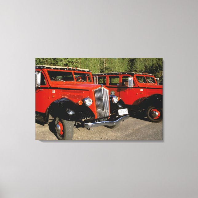 Nordamerika, USA, Montana. Klassisk 1934 Ford Canvastryck (Framsida)