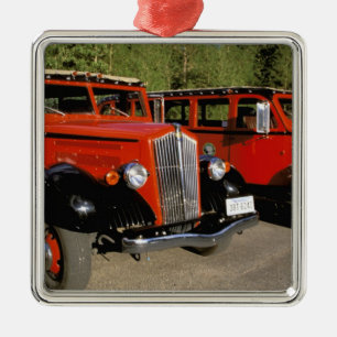 Nordamerika, USA, Montana. Klassisk 1934 Ford Julgransprydnad Metall