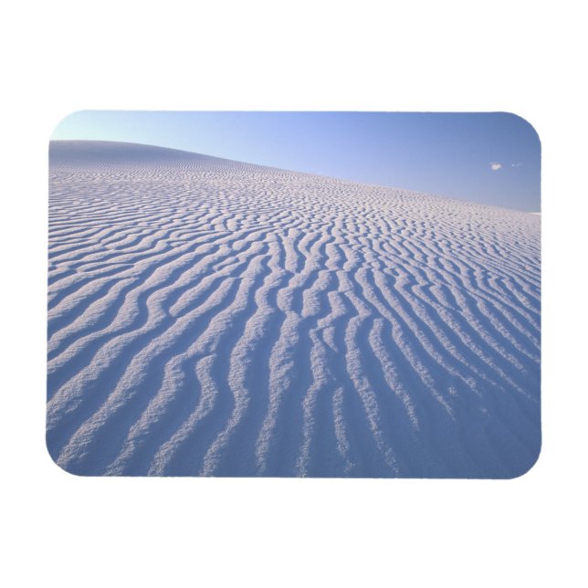 Nordamerika, USA, New Mexico, Vita sanddyner Magnet (Horisontell)