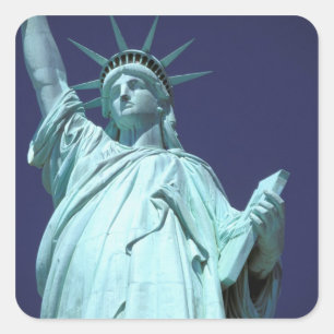 Nordamerika, USA, New York, New York City. 7 Fyrkantigt Klistermärke