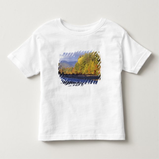 Nordamerika, USA, NH, Saco River. Kobolt T-shirt (Framsida)