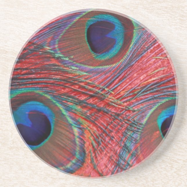 Nordamerika, USA, WA, Redmond, Peacock Underlägg Sandsten (Framsidan)