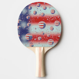 Nordamerika, USA, WA, Redmond, USA:s flagga Pingisracket