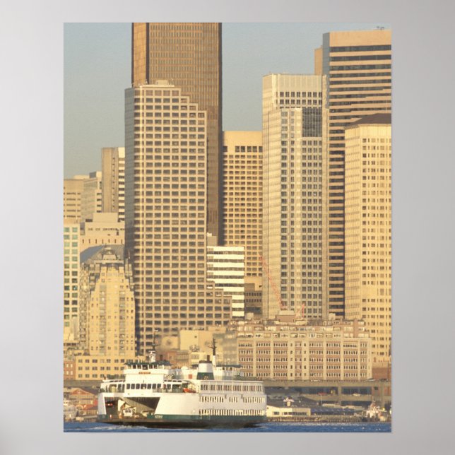 Nordamerika, USA, Washington, Seattle. Poster (Framsidan)