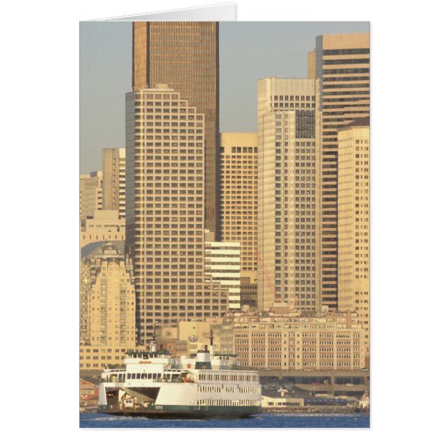Nordamerika, USA, Washington State, Seattle. Hälsningskort (Framsidan)