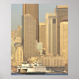 Nordamerika, USA, Washington State, Seattle. Poster
