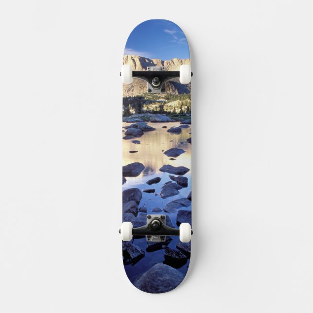 Nordamerika, USA, Wyoming, Yellowstone 3 Old School Skateboard Bräda 21,6 Cm (Framsida)