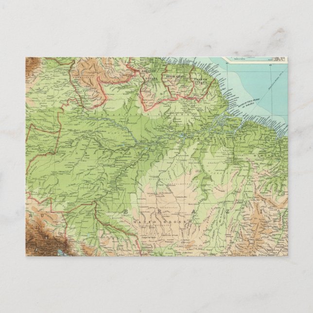 Nordamerika Vykort (Framsida)