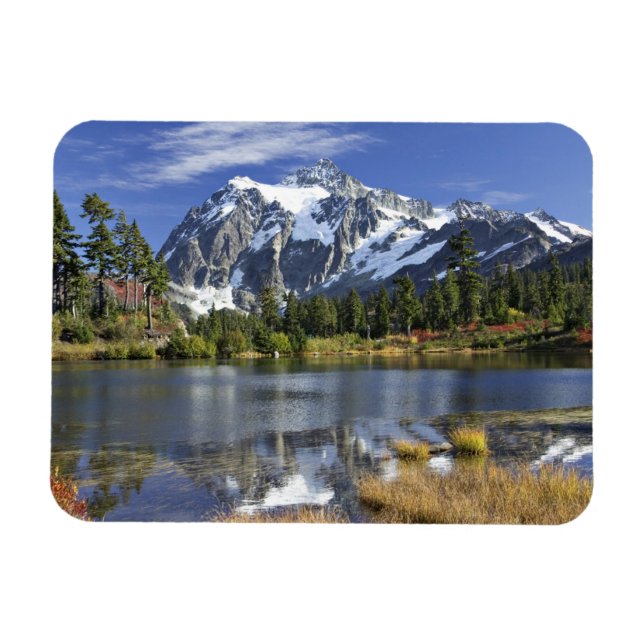 Nordamerika, Washington, Cascades. Mt. Shuksan Magnet (Horisontell)