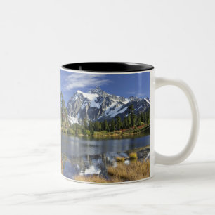 Nordamerika, Washington, Cascades. Mt. Shuksan Två-Tonad Mugg