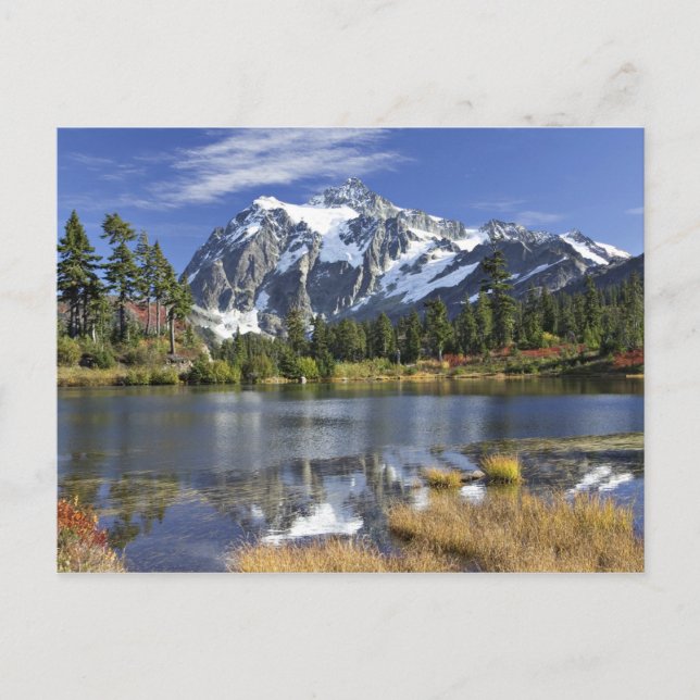 Nordamerika, Washington, Cascades. Mt. Shuksan Vykort (Framsida)