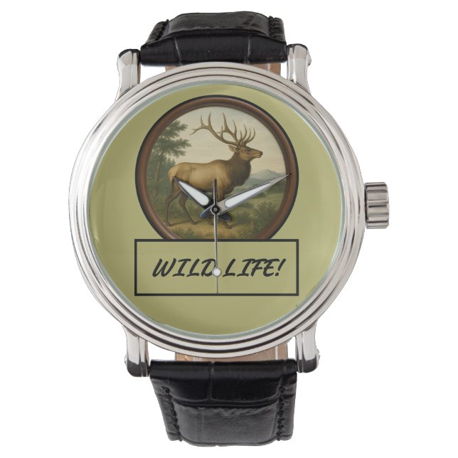 Nordamerikansk Elk eWatch Watch Armbandsur (Framsida)
