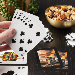 Nordamerikansk enhet: Rökning i röken Casinokort