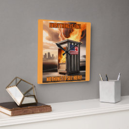 Nordamerikansk enhet: Rökning i röken Fyrkantig Klocka