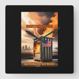 Nordamerikansk enhet: Rökning i röken Fyrkantig Klocka