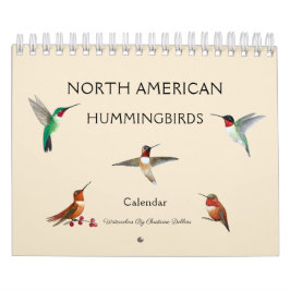 Nordamerikansk Hummingbird-kalender Kalender