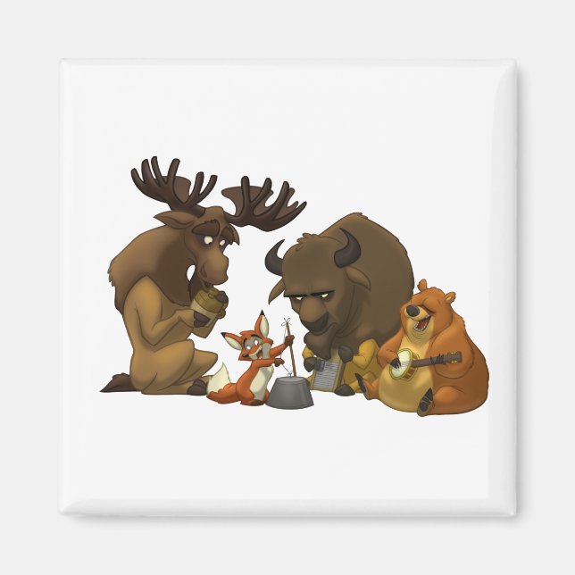 Nordamerikansk Jug Band Magnet (Framsidan)