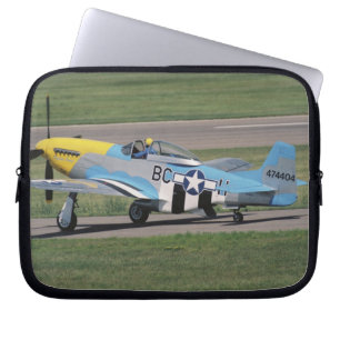Nordamerikansk P-51 D Dazzling Donna på Laptop Fodral
