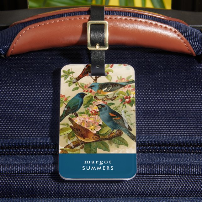 Nordamerikanska fåglar | Gustav Mü tzel Luggage T Bagagebricka (Framsida Insitu 2)