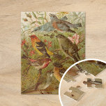 Nordamerikanska fåglar | Gustav Mü tzel Pussel<br><div class="desc">En illustration från den tyska konstnären Gustav Mü tzel från 1891 bok Die Nordamerikanische Vogelwelt (Nordamerikanska fågelvärlden). I bok beskrivs var och en av de nordamerikanska fåglar som Heinrich Nehrling hade upptäckt eller läst om. Mängden illustreras på ett utmärkt sätt av professor Robert Ridgway från Smithsoniska institutionen och nationella museet...</div>