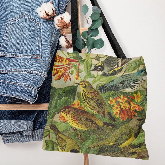 Nordamerikanska fåglar | Gustav Mü tzel Tote Bag Tygkasse (Skapare uppladdad)