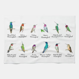 Nordamerikanska Hummingbird Kitchen Towel Kökshandduk