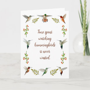 Nordamerikanska Hummingbird Kort